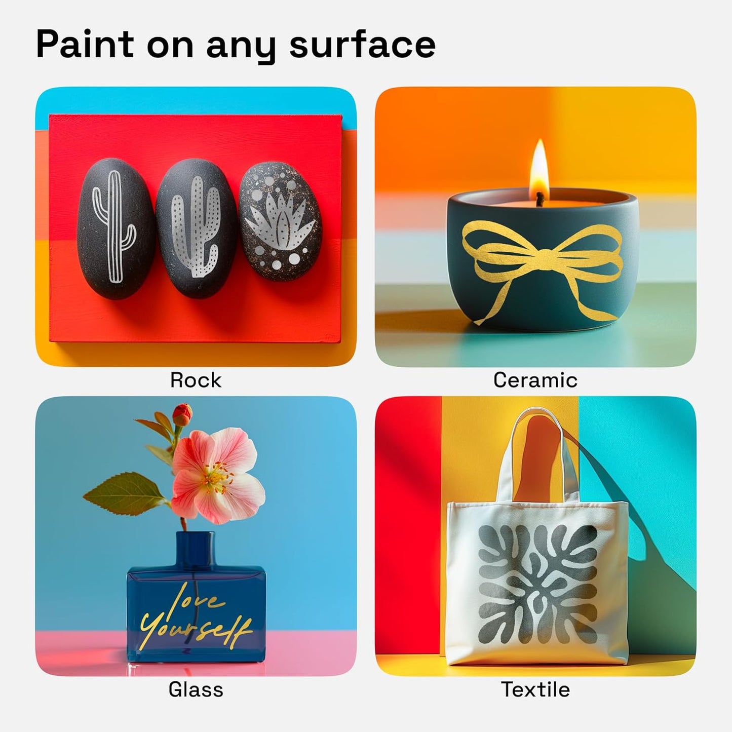 ARTISTRO 2 Silver&Gold Dual-Tip Acrylic Paint Pens - Multisurface Markers for Fabric, Plastic, & More, 5mm Dot + 1mm Fine Tips