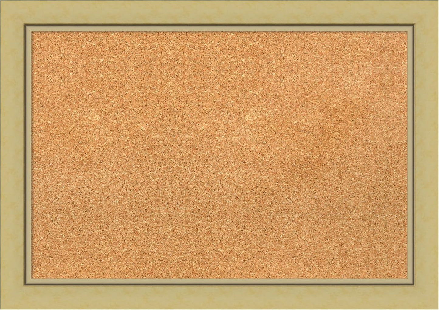 Amanti Art Natural Cork Board for Wall, 19x27 Vision Board with Gold Frame, Medium Corkboard Office Decor for Home Organization, Casual Corkboard Pinboard to display items for home organization