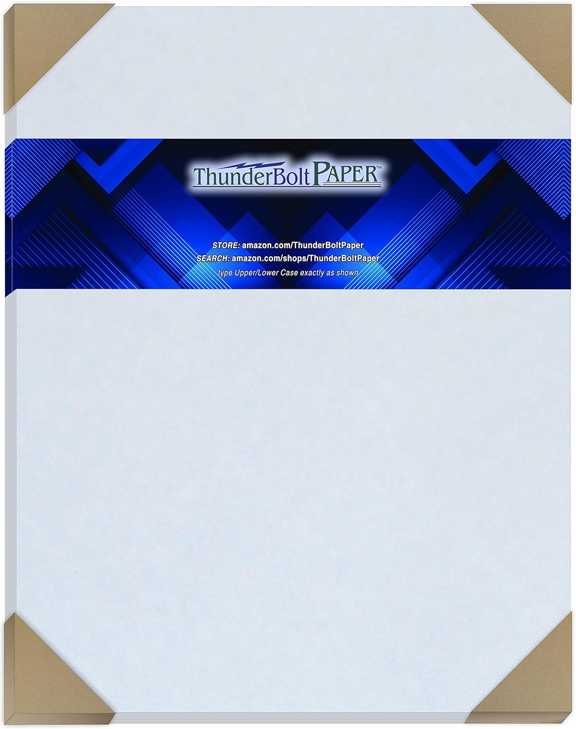 50 Light Blue Parchment 65lb Cover Weight Paper - 11" X 14" (11X14 Inches) Scrapbook|Picture-Frame Size - Printable Cardstock Colored Sheets Old Parchment Semblance