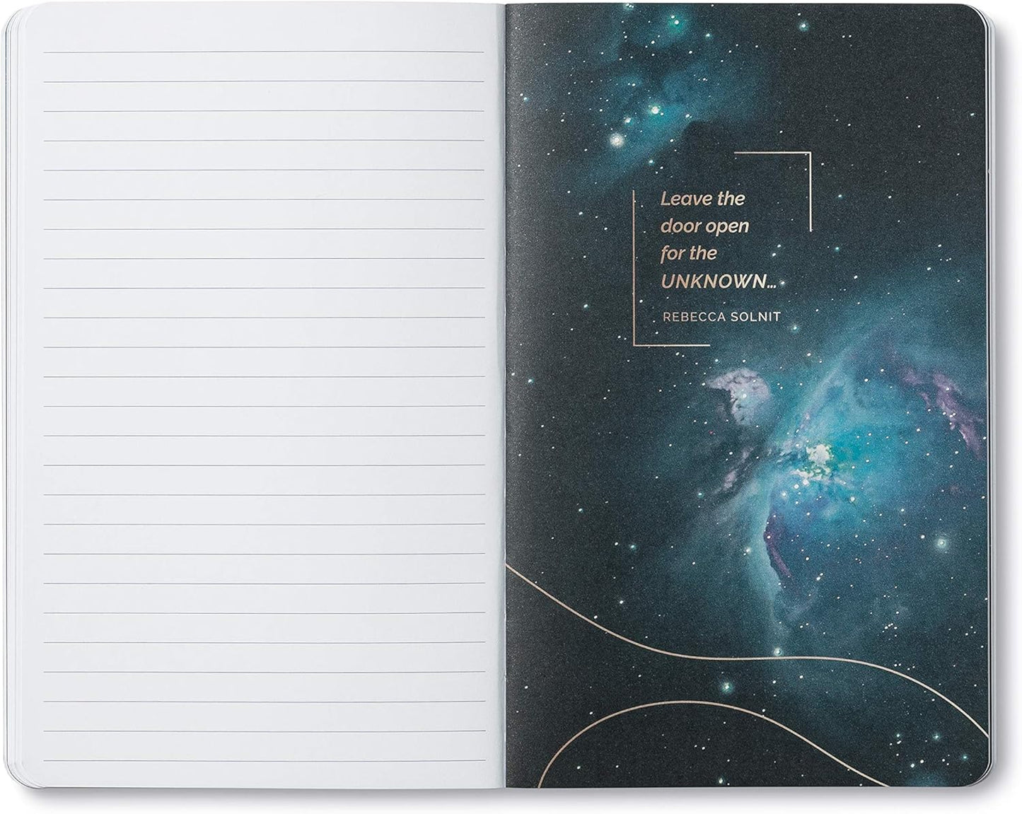 Compendium Softcover Journal - Look to the Stars – A Write Now Journal with 128 Lined Pages, 5”W x 8”H