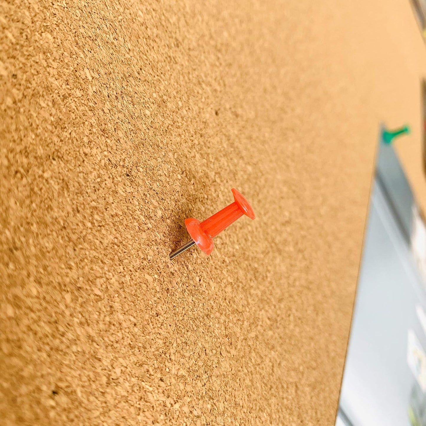 BIBOC Cork Bulletin Board,Cork Board,Felt Board, Pin Board, Notice Board, Memo Board for Homes or Offices,18 X 24 Inches, Silver Aluminium Frame