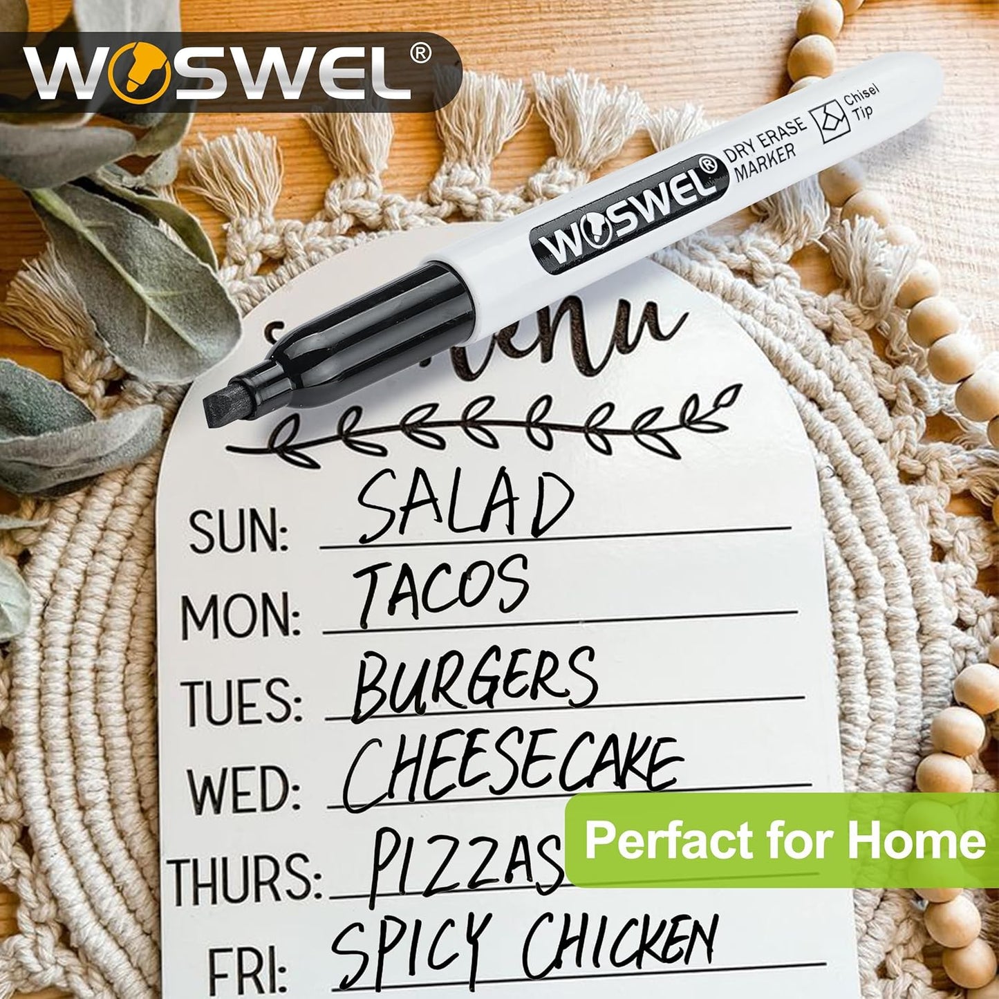 Dry Erase Markers Bulk, 144 Pack Black Chisel Tip Whiteboard Markers, Low Odor Dry Erase Markers for School Office Home