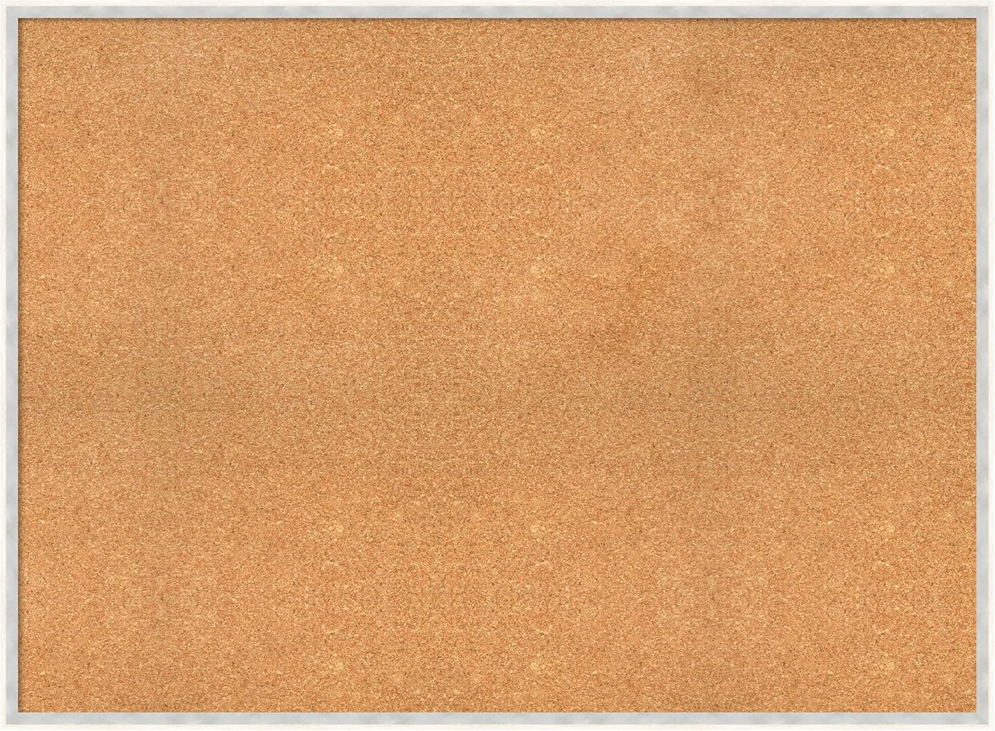 Amanti Art Natural Cork Board for Wall, 33x45 Vision Board with White Frame, Oversize Corkboard Office Decor for Home Organization, Modern Corkboard Pinboard to Display Items for Home Organization in