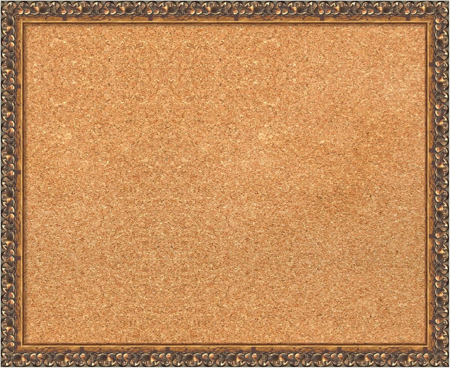 Amanti Art Natural Cork Board for Wall, 18x22 Vision Board with Bronze Frame, Small Corkboard Office Decor for Home Organization, Traditional Corkboard Pinboard to Display Items for Home Organization