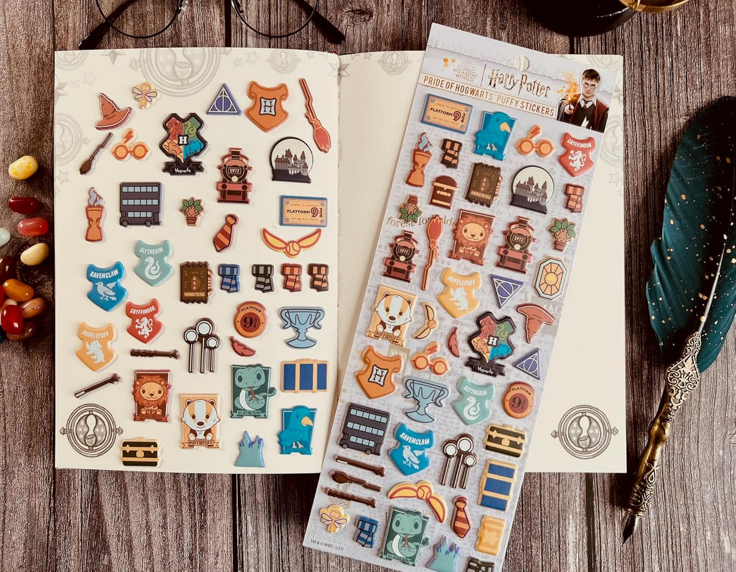Conquest Journals Harry Potter Puffy Sticker Collection (Chibi)
