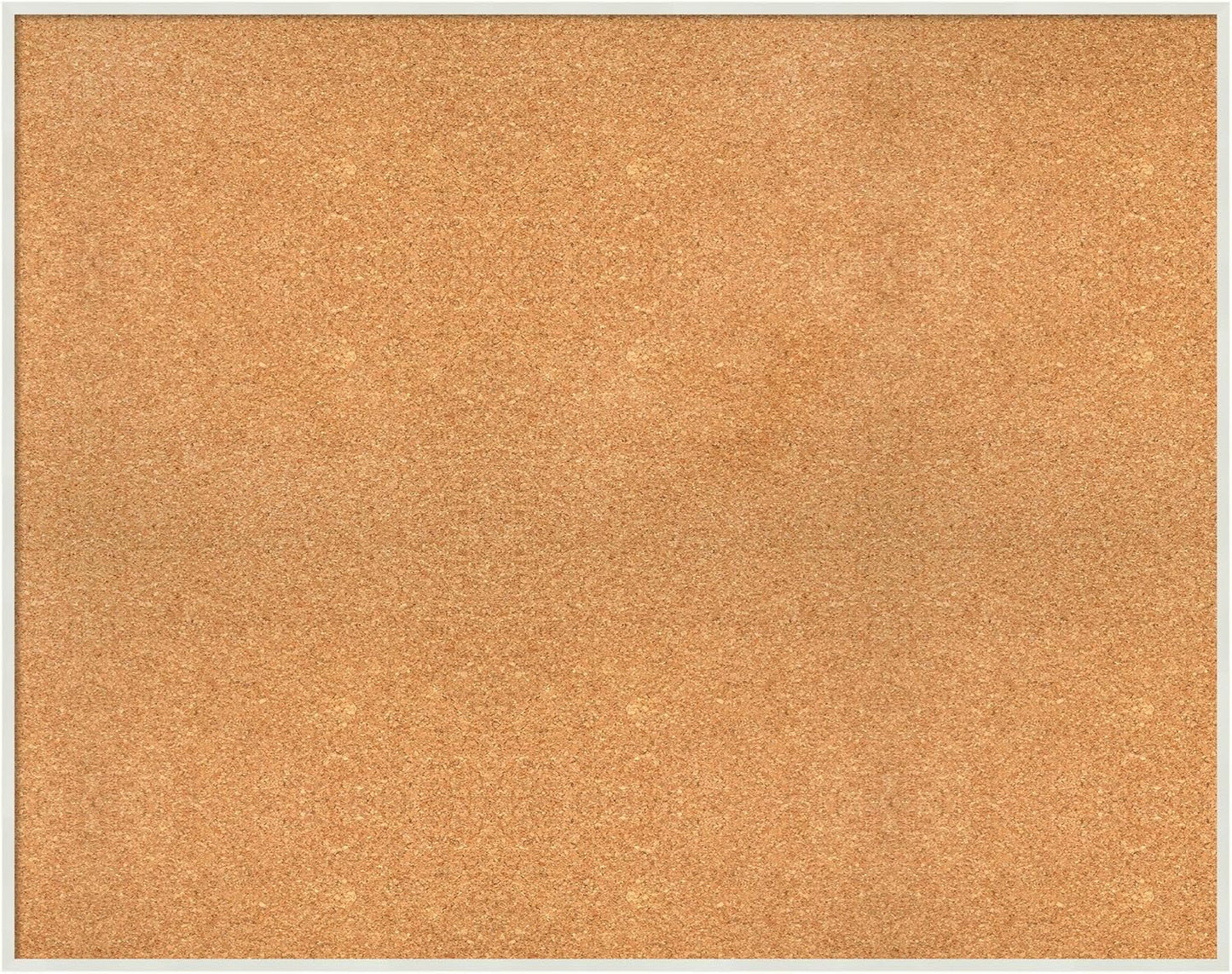 Amanti Art Natural Cork Board for Wall, 31x39 Vision Board with White Frame, X-Large Corkboard Office Decor for Home Organization, Modern Corkboard Pinboard to Display Items for Home Organization in