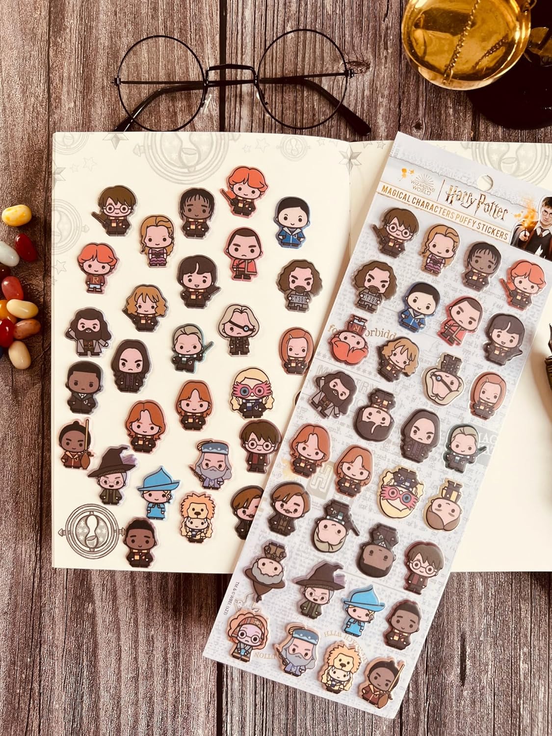 Conquest Journals Harry Potter Puffy Sticker Collection (Chibi)