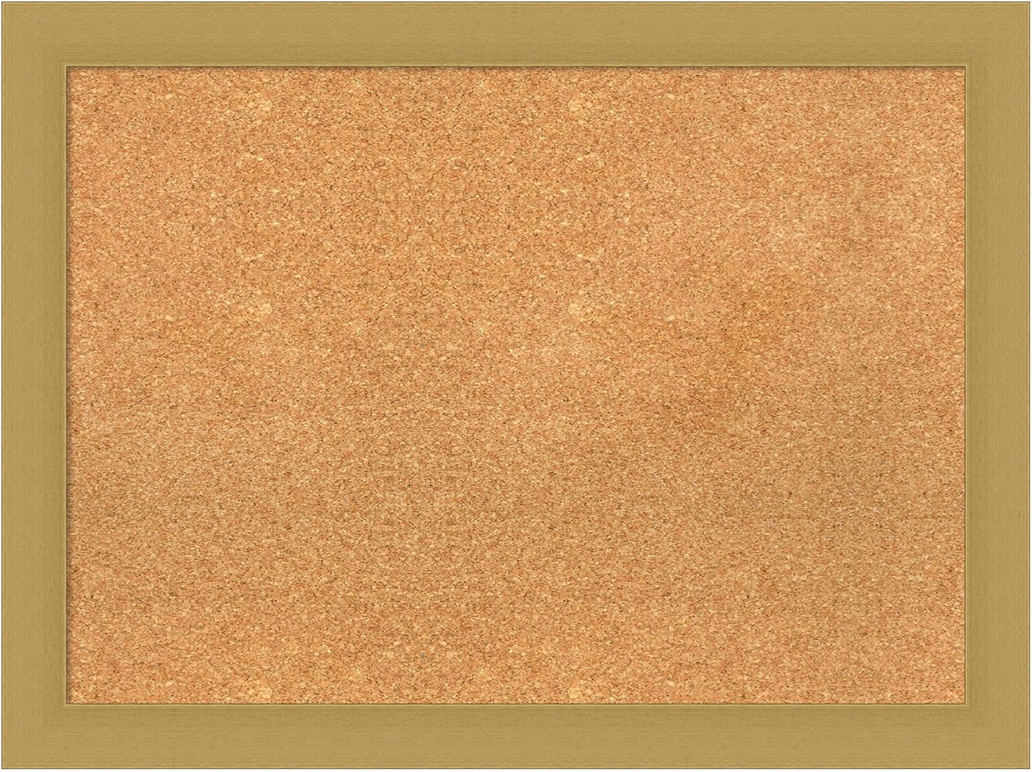 Amanti Art Natural Cork Board for Wall, 24x32 Vision Board with Gold Frame, Medium Corkboard Office Decor for Home Organization, Casual Corkboard Pinboard to display items for home organization