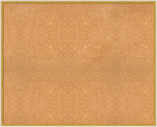 Amanti Art Natural Cork Board for Wall, 33x41 Vision Board with White Frame, X-Large Corkboard Office Decor for Home Organization, Modern Corkboard Pinboard to Display Items for Home Organization in