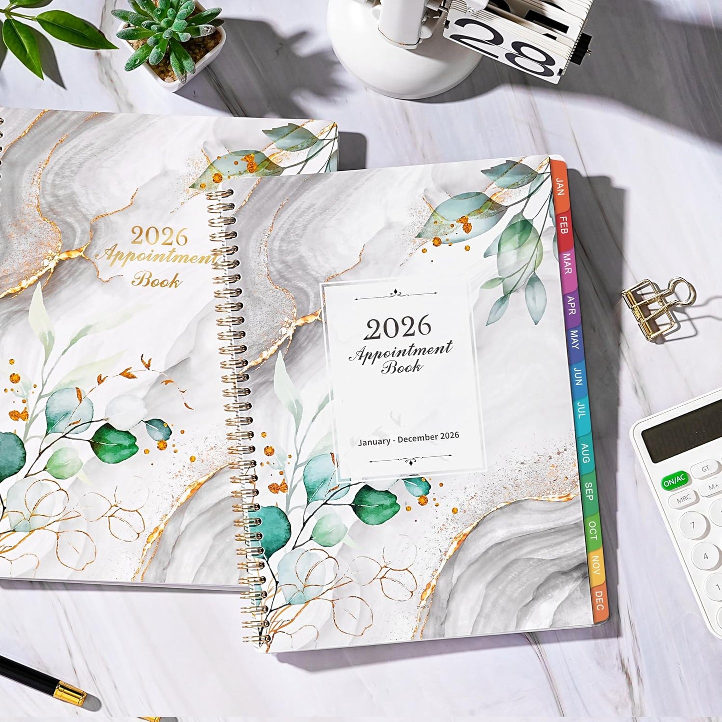 2026 Appointment Book - Daily Planner 2026, 8.5'' x 11'', Weekly Appointment Planner, January 2026 - December 2026, Daily Planner with 30-Minute Interval