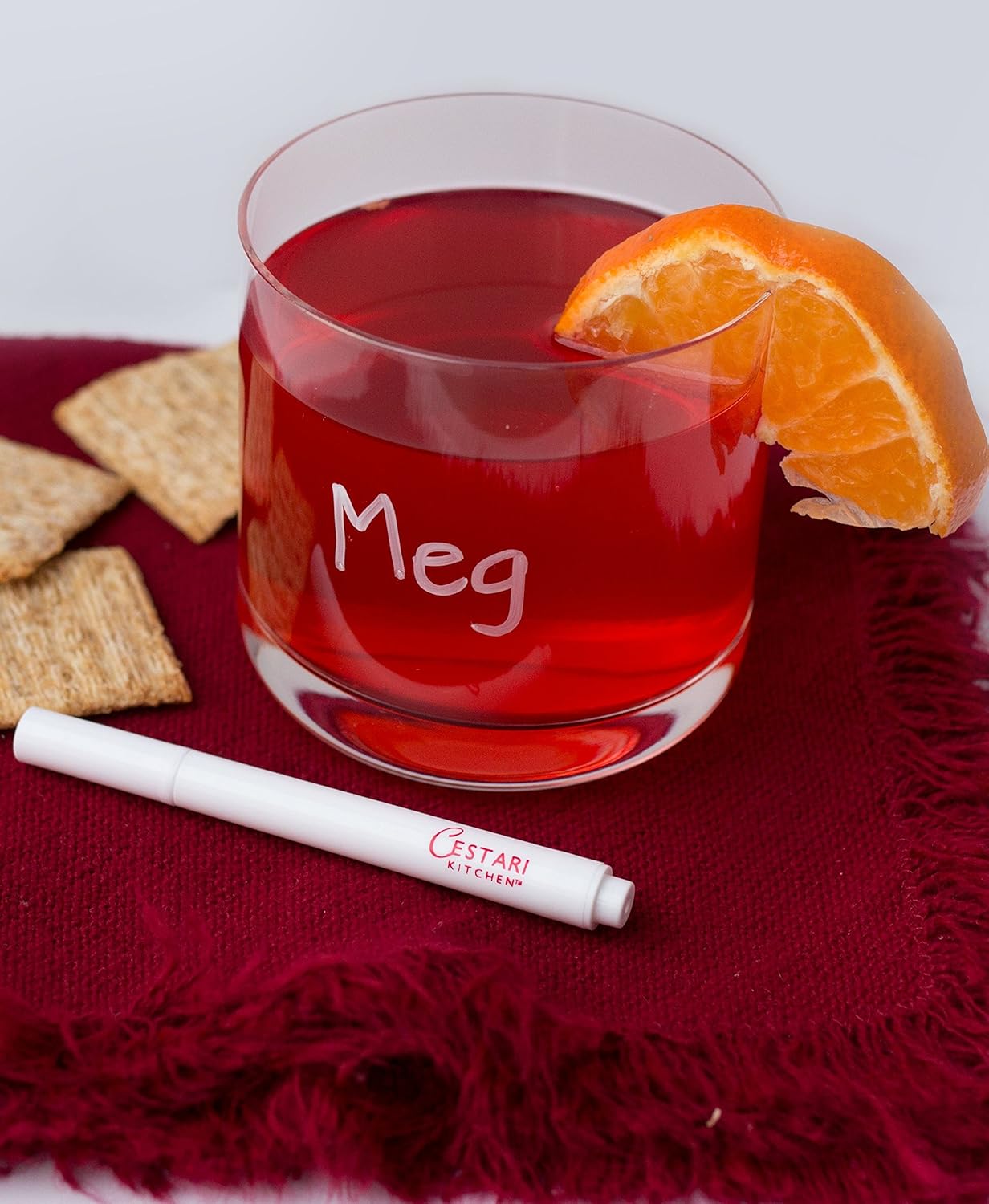 Cestari Chalk Pen Set | Bold White Liquid Chalk Marker with 2mm Fine Tip for Writing and Drawing | Erasable Chalkboard Label Chalk Paint Pen | Organizing, Parties, Spices, Weddings, Crafts | 2 pack