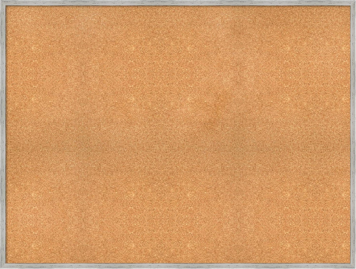 Amanti Art Natural Cork Board for Wall, 37x49 Vision Board with White Frame, Oversize Corkboard Office Decor for Home Organization, Cottage Corkboard Pinboard to Display Items for Home Organization