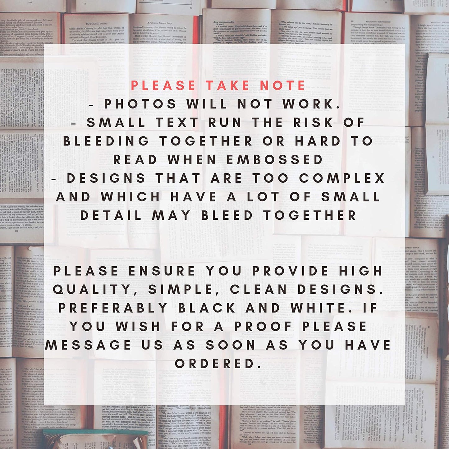 Custom Logo Embosser Seal Stamp Your Own Design Personalized 1 x 5/8"