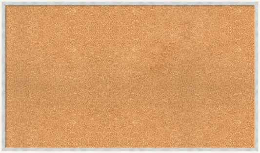 Amanti Art Natural Cork Board for Wall, 23x39 Vision Board with White Frame, Large Corkboard Office Decor for Home Organization, Modern Corkboard Pinboard to Display Items for Home Organization in