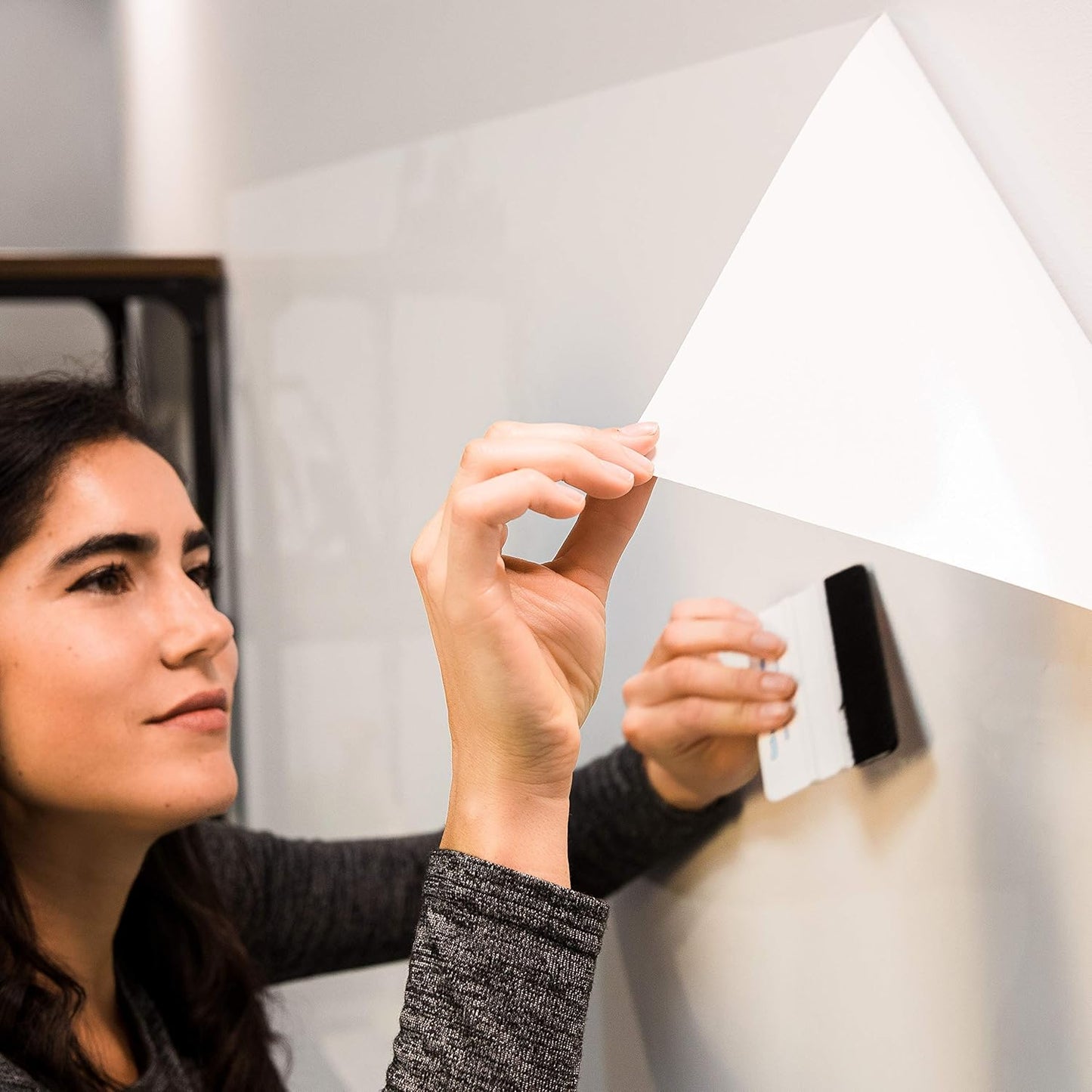 Dry Erase Whiteboard Wall Decal Sticker – 48 x 36 Inch Large Self-Adhesive, Removable, Residue Free Contact Paper for Kids, Home, and Office – Marker & Eraser Included