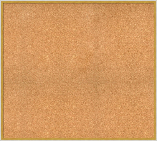 Amanti Art Natural Cork Board for Wall, 37x41 Vision Board with White Frame, Oversize Corkboard Office Decor for Home Organization, Modern Corkboard Pinboard to Display Items for Home Organization in